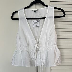 American Eagle Front Tie Top